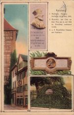 AK Konstanz Hushaus Husstein Baden-Württemberg 1911 gelaufen Postkarte