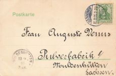 AK Hannover Ernst August Denkmal Niedersachsen 1905 gelaufen Postkarte
