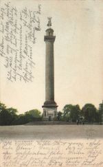 AK Hannover Waterloo-Säule Niedersachsen 1905 gelaufen Postkarte