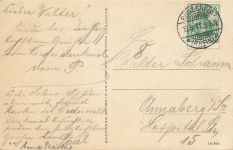 AK Rüdesheim am Rhein Nationaldenkmal Niederwald Hessen 1911 gelaufen Postkarte