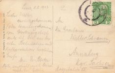AK Lienz Stadtansicht Spitzkofel Österreich 1913 gelaufen Postkarte