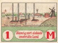1 Mark x Notgeld BRUNDE-ROTHENKRUG Gemeinde Rodekro DNS Dänemark 1922
