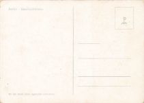 AK Berlin Saarlandstraße Autos Nachtansicht Berlin ungelaufen Postkarte