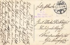 AK Posen Raczinski-Bibliothek Posen 1915 gelaufen Postkarte