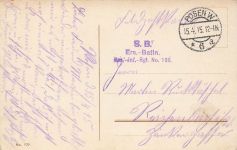 AK Posen Ansiedelungs-Kommission Posen 1915 gelaufen Postkarte