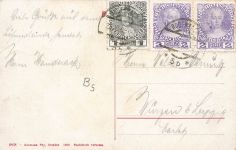 AK Bodenbach Schäferwand Schloss Böhmen 1909 gelaufen Postkarte