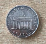 DDR 20 Mark Gedenkmünze "Brandenburger Tor Berlin" 1990