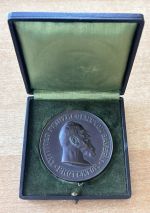 Medaille Luitpold Prinz von Bayern/ Landwirtschaft 1810 - 1910 Bronze in Etui