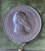 Medaille Luitpold Prinz von Bayern/ Landwirtschaft 1810 - 1910 Bronze in Etui