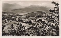 AK Wolfhau-Krummhübel Schneekoppe Stadtansicht Schlesien Riesengebirge Postkarte