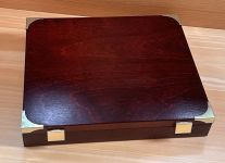 Leer Holz Etui Holzmünzbox Geschichte der Seefahrt