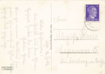AK Lohr Spressarttor Rathaus Bayern 1942 gelaufen Postkarte
