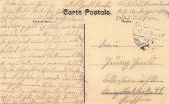 AK Lambersart Straßenansicht Rue du Bourg Frankreich 1915 gelaufen Postkarte