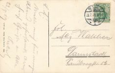 AK Mainz Kurfürstliches Schloss Rheinland-Pfalz 1909 gelaufen Postkarte