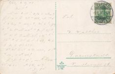 AK Stolberg Totalansicht Burg Nordrhein-Westfalen 1913 gelaufen Postkarte