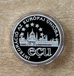 1000 Forint ECU 1995 Ungarn Parlament PP Silber mit Zertifikat
