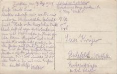 Foto-AK 1.WK Deutscher Soldat Schulterklappe 133 Zwickau Sachsen