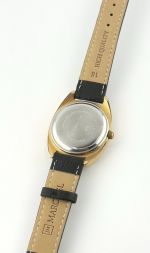 Herrenarmbanduhr GUB Glashütte Spezimatic Kaliber 75 Jubiläumsuhr 20 Jahre NVA