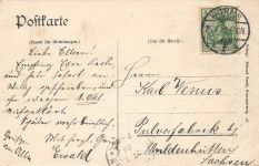 AK Worms Alte Stadtmauer Rheinland-Pfalz 1906 gelaufen Postkarte