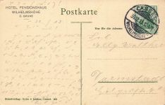 AK Wilhelmshöhe Schloss Westfacade Hessen 1913 gelaufen Postkarte
