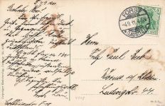 AK Forst Wilhelmstrasse Brandenburg Niederlausitz 1911 gelaufen Postkarte