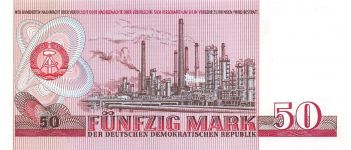DDR Banknote 50 Mark 1971 Friedrich Engels Ro: 360a KASSENFRISCH/UNC
