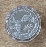 5 Kina 1997 Neu Guinea Süsslippenfisch Silber PP Zertifikat Tierwelt