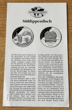 5 Kina 1997 Neu Guinea Süsslippenfisch Silber PP Zertifikat Tierwelt