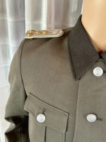 DDR NVA Uniformjacke Offizier Mot-Schützen Gr. g48-0 1971 schwarzer Kragen