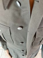 DDR NVA Uniformjacke Offizier Mot-Schützen Gr. g48-0 1971 schwarzer Kragen