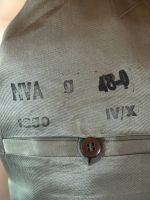 DDR NVA Uniformjacke Offizier Mot-Schützen Gr. g48-0 1971 schwarzer Kragen