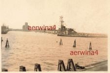Blick auf die Krananlagen im Hafen Dünkirchen Frankreich