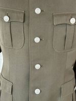 DDR NVA GT Grenztruppen Uniform Jacke schwarzer Kragen Hose Feldwebel m48 1970