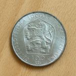 Tschechoslowakei 100 Korun Silber 1976 Viktor Kaplan