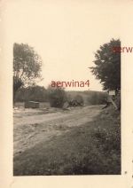 Spanische Reiter Drahtverhau an der polnischen Grenze Hedwigstein Oberschlesien