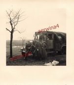 Deutsche Soldaten LKW Mercedes LG 3000 Kfz. 74 bei Merseburg