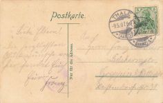 AK Bodetal Bode Kessel Sachsen-Anhalt Harz 1907 gelaufen Postkarte