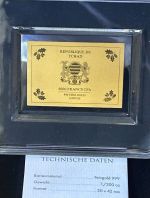 Gold BARREN 1/200 OZ Die Wende 999 Gold Münze in Etui und Zertifikat
