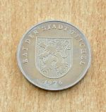 DDR Medaille Teichel kleinste Stadt der DDR 1076-1976 - Rat der Stadt Teichel