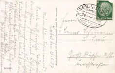 AK Labes Łobez Bahnhofstrasse Post Pommern 1937 gelaufen Postkarte