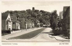AK Durlach Karlsruhe Turmberg Baden-Württemberg 1939 gelaufen Postkarte