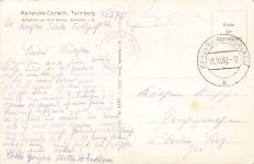 AK Durlach Karlsruhe Turmberg Baden-Württemberg 1939 gelaufen Postkarte