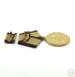 DDR Medaille Treue Dienste Grenztruppen der DDR Gold 15 Jahre Bartel 284d
