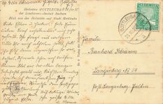 AK Bad Gottleuba Stadtansicht Sachsen 1925 gelaufen Postkarte