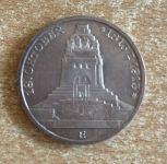 3 Mark 1913 E Völkerschlachtdenkmal Silbermünze Kaiserreich Sachsen