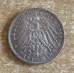 3 Mark 1913 E Völkerschlachtdenkmal Silbermünze Kaiserreich Sachsen