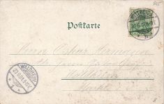 AK Mittweida Stadtpark Neudörfchen Sachsen 1901 gelaufen Postkarte