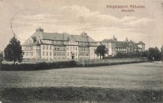 AK Mittweida Kriegslazarett Albertstift Sachsen 1915 gelaufen Postkarte