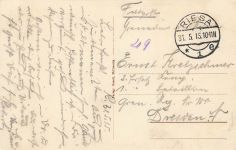AK Mittweida Kriegslazarett Albertstift Sachsen 1915 gelaufen Postkarte