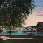 AK Halle Saale Burg Brücke Giebichenstein Sachsen-Anhalt 1921 gelaufen Postkarte